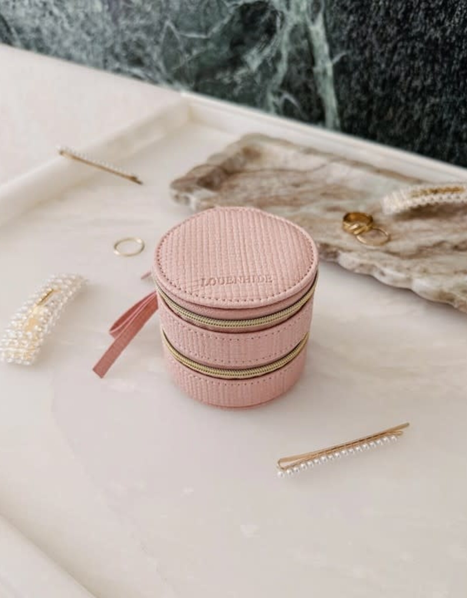 Louenhide Étui à bijoux Sofia - Rose pâle