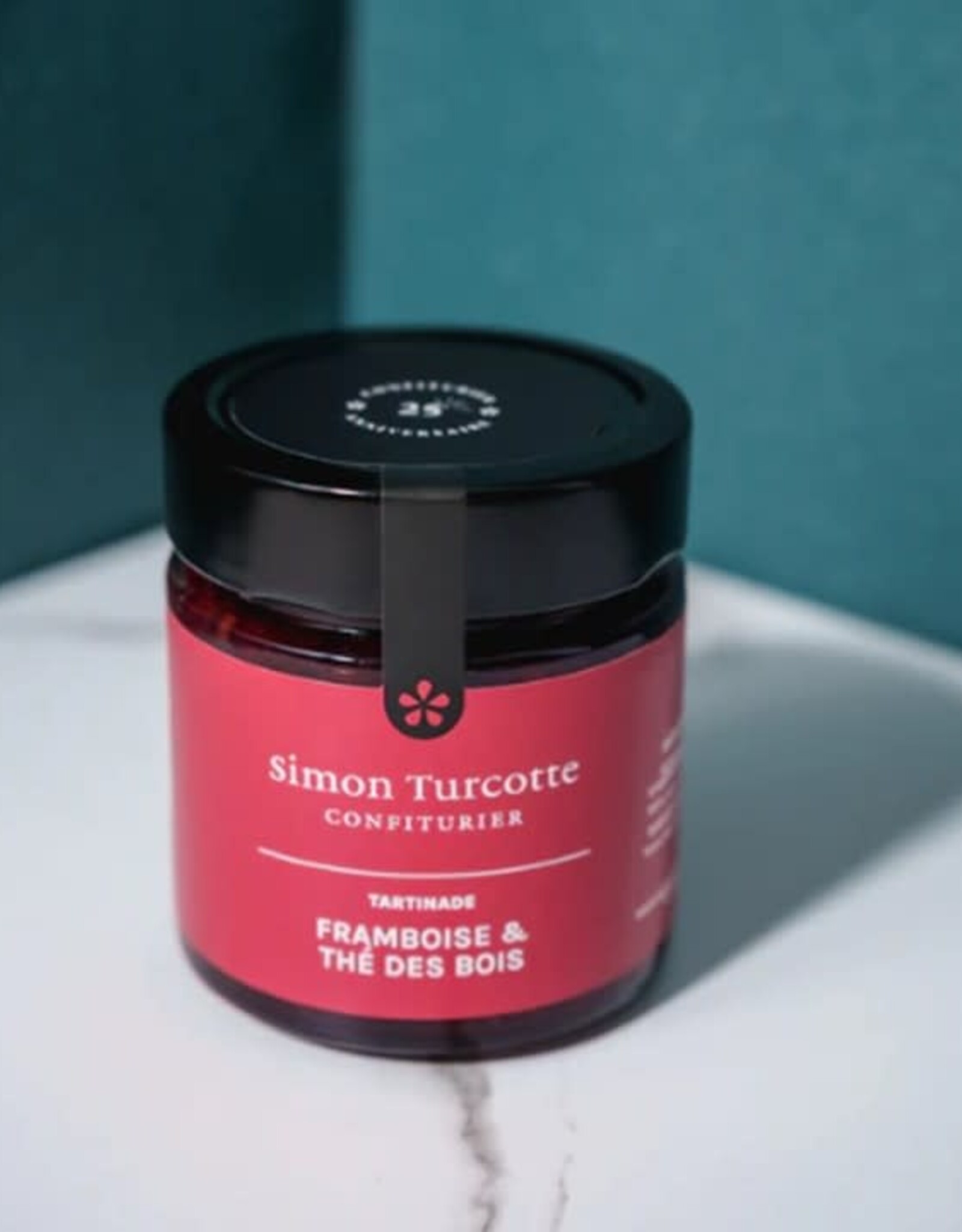Simon Turcotte confiturier Confiture Framboise & thé des bois