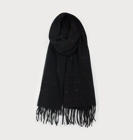 Caracol Foulard  #6209 Noir + Pois multi