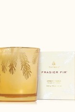 Thymes Grande bougie Frasier Fir Glided 13 oz - Gold
