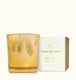 Thymes Grande bougie Frasier Fir Glided 13 oz - Gold