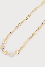 Caracol Collier Or martelé - Turquoise