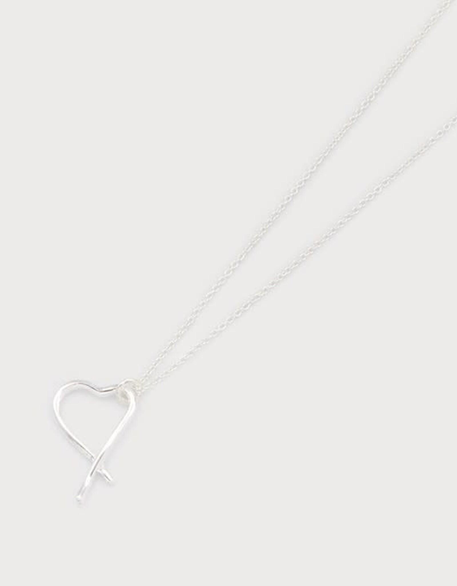 Caracol Collier petit coeur sur chaîne - Arg