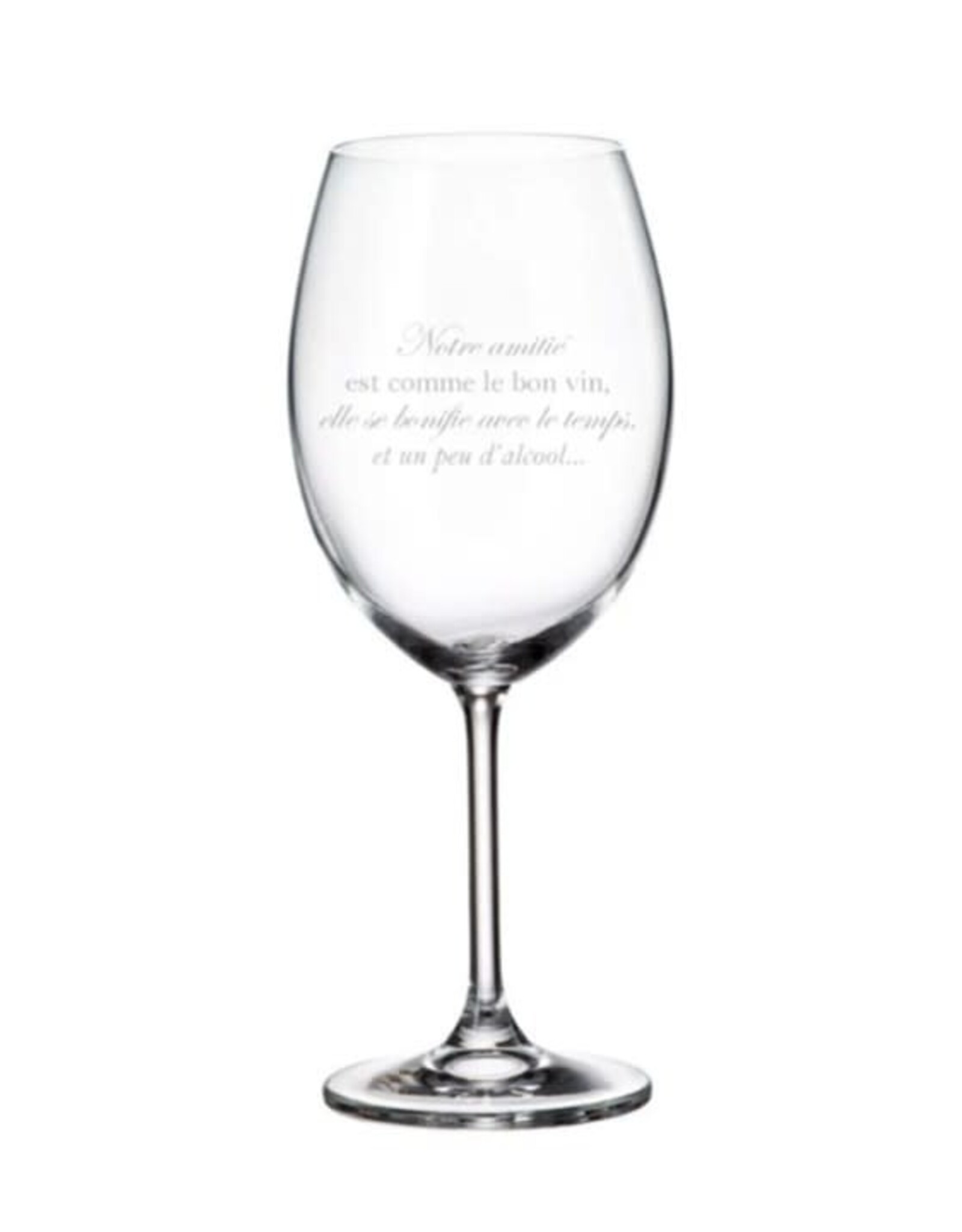 La maison du bar Verre à vin - L'amitié c'est comme le bon vin ...