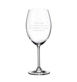 La maison du bar Verre à vin - L'amitié c'est comme le bon vin ...