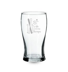 La maison du bar Verre à Bière -Le ski c'est ma thérapie
