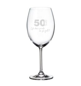 La maison du bar Verre à vin - 50 ans Demi-siècle