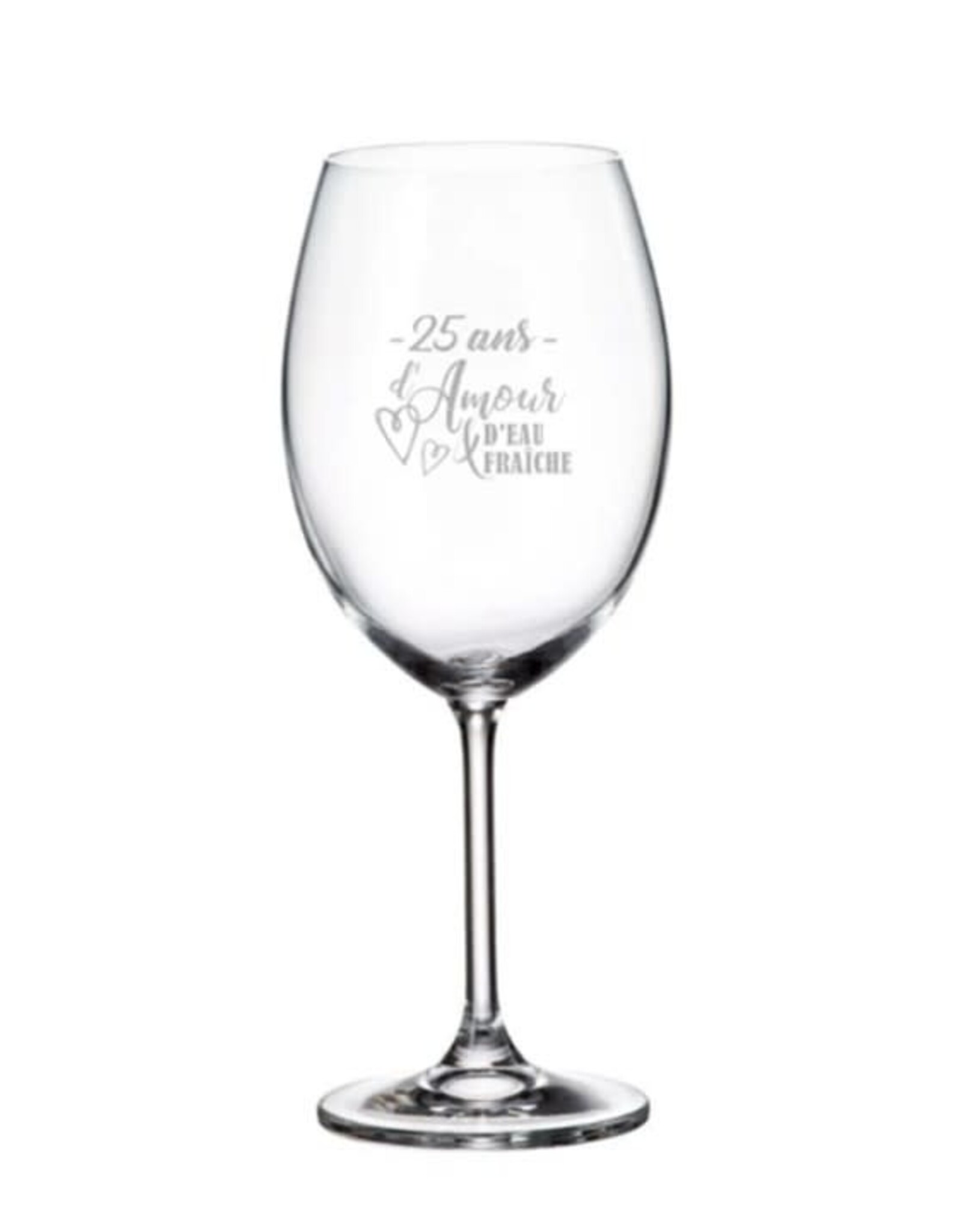 La maison du bar Verre à vin - 25 ans d'amour