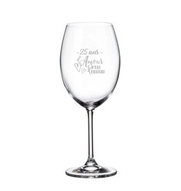 La maison du bar Verre à vin - 25 ans d'amour