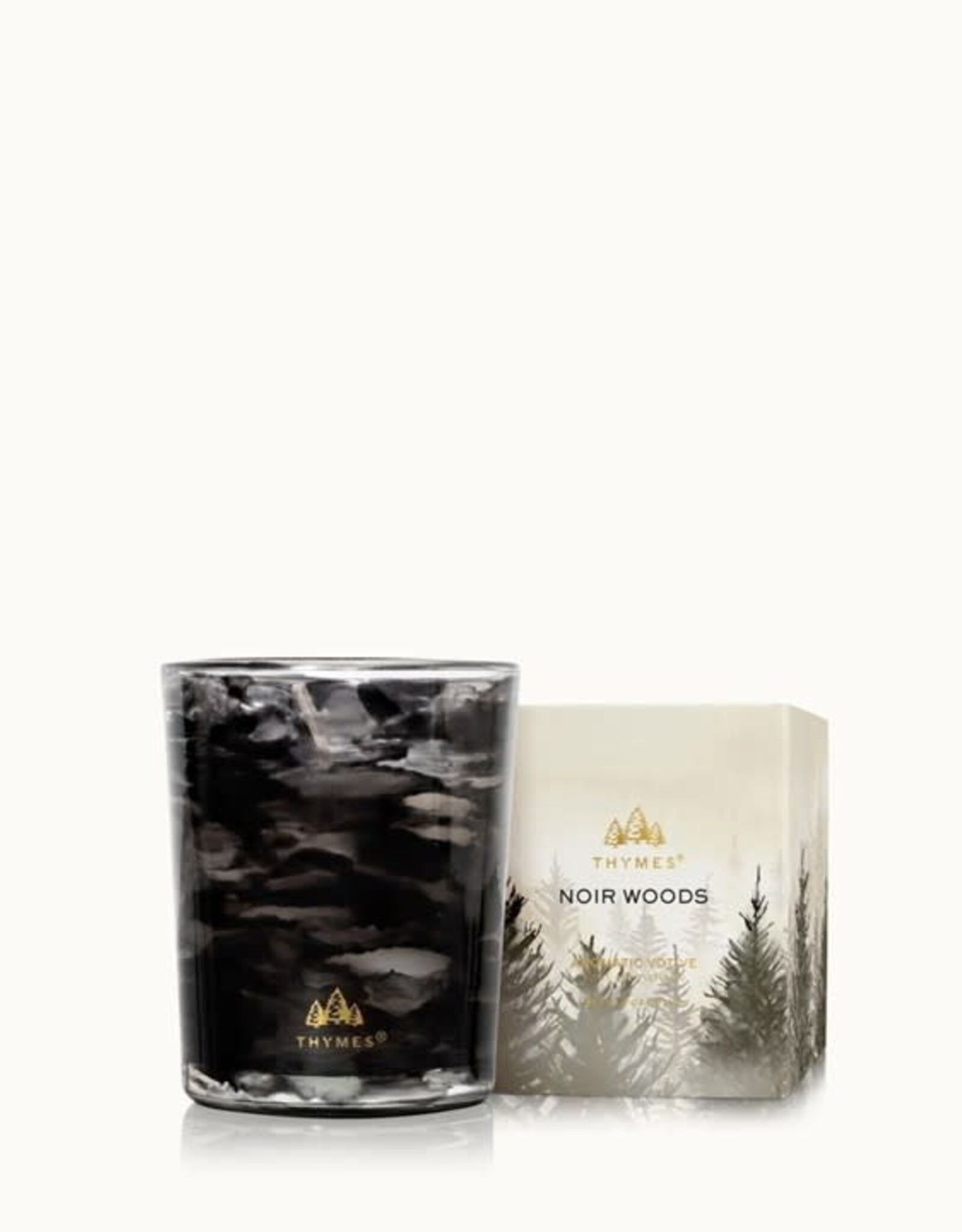 Thymes Petite Bougie - Noir Woods