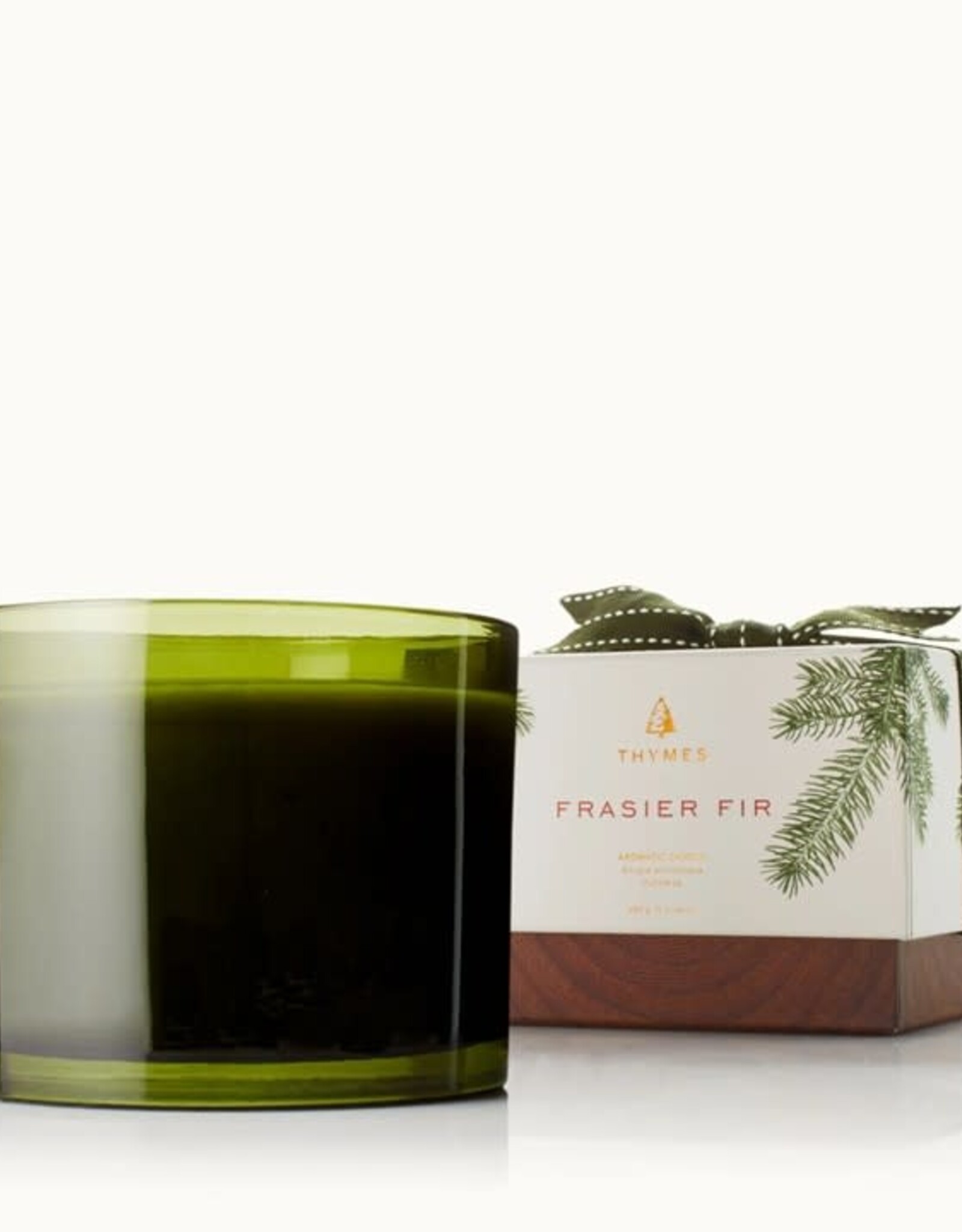 Thymes Bougie 3 mèches verte - Frasier Fir