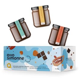Trio Tartinade noisettes