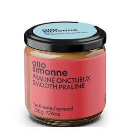 Tartinade praliné onctueux