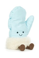 Jellycat Mitaine bleu  - Amusable