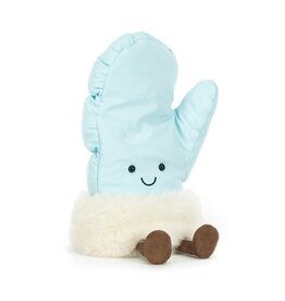 Jellycat Mitaine bleu  - Amusable