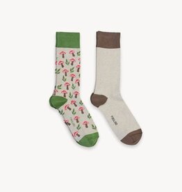 2 paires Chaussettes Alpaga - Champignons S/M