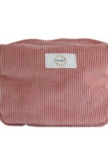Baluchon Trousse corduroy rect - Rose