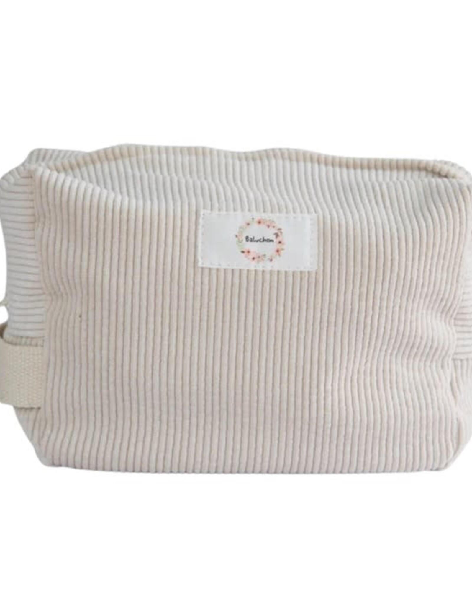Baluchon Trousse corduroy rect - Crème