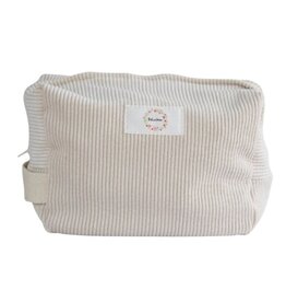Baluchon Trousse corduroy rect - Crème