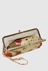 Petit parapluie + pochette - Fleurs Rouges