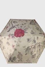Petit parapluie + pochette - Fleurs Rosés
