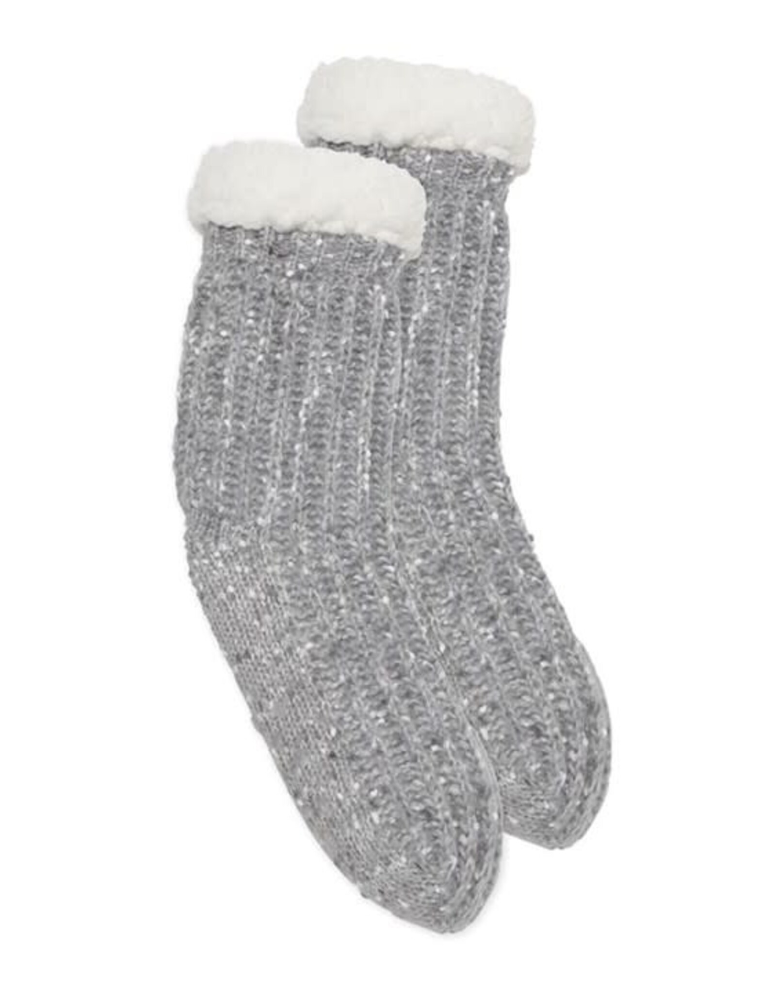 Bas Haut Hiver  - Tricot Gris