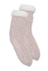 Bas Haut Hiver  - Tricot Gris-multi