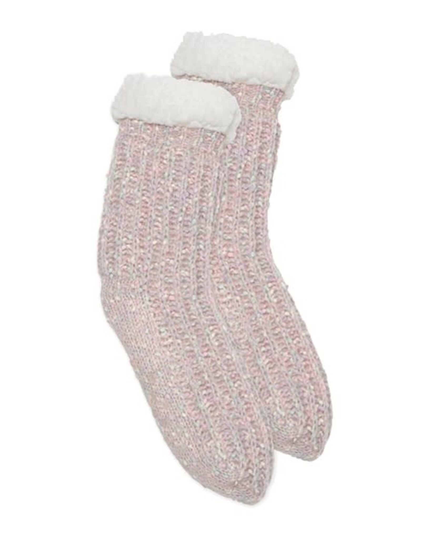 Bas Haut Hiver  - Tricot Gris-multi