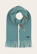 Fraas Foulard boucles - Teal Fraas Foulard boucles - Teal