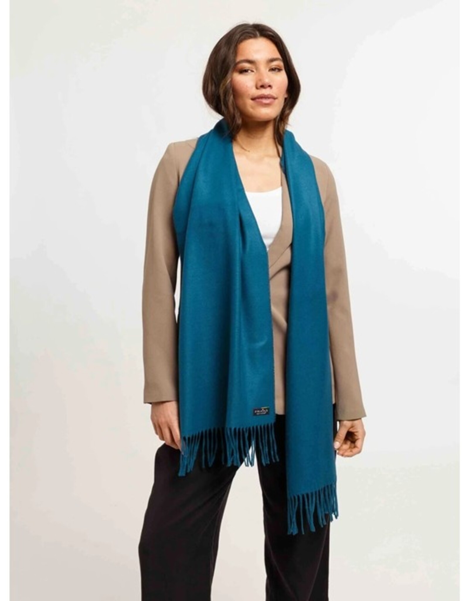 Fraas Foulard cashmink uni - Teal
