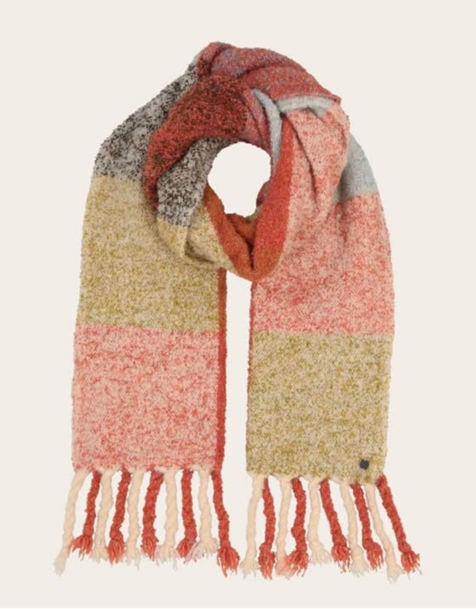 Fraas Foulard box-check bouclé - Multi