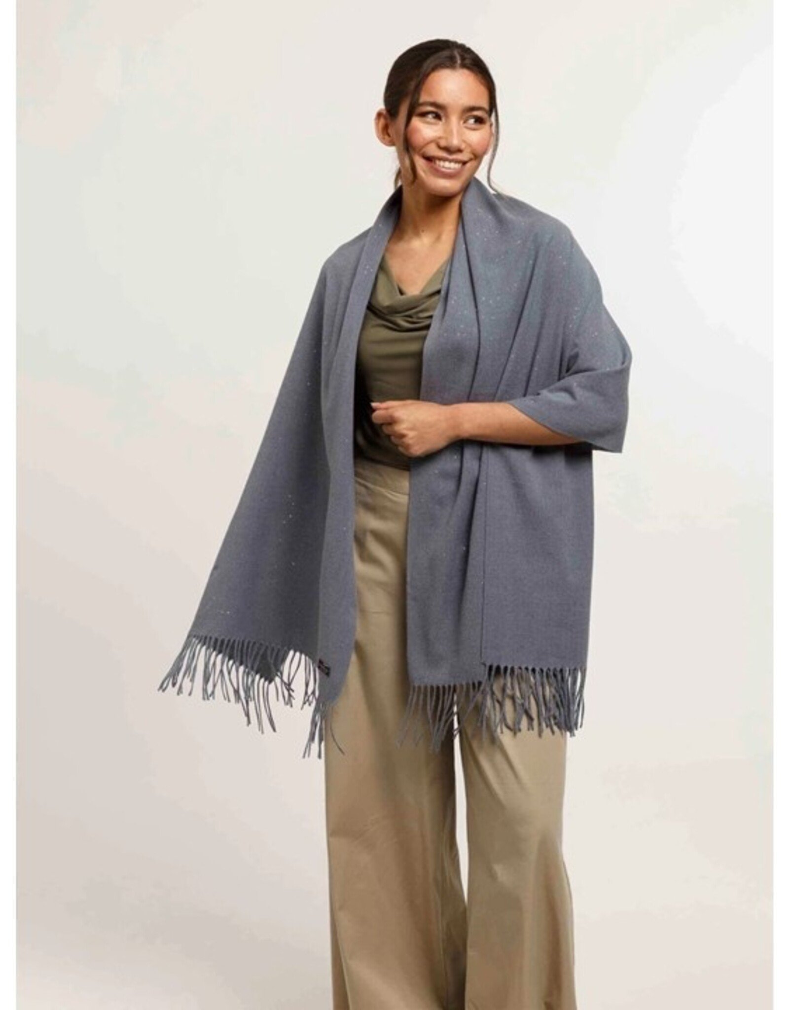 Fraas Foulard Denim + Glitter