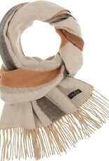 Fraas Foulard cashmink ribbons - Greige