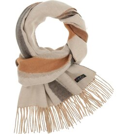 Fraas Foulard cashmink ribbons - Greige