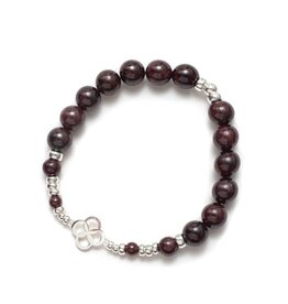 Bracelet Be Star Red Velvet - Argent