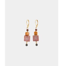 Anne-Marie Chagnon Boucles d'oreilles Foramen - Moka Mousse