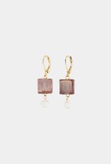 Anne-Marie Chagnon Boucles d'oreilles Dorado - Moka Mousse