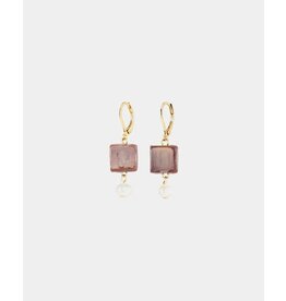 Anne-Marie Chagnon Boucles d'oreilles Dorado - Moka Mousse