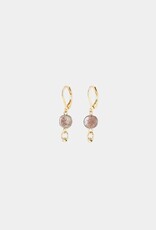 Anne-Marie Chagnon Boucles d'oreilles Ara - Moka Mousse