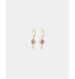 Anne-Marie Chagnon Boucles d'oreilles Ara - Moka Mousse