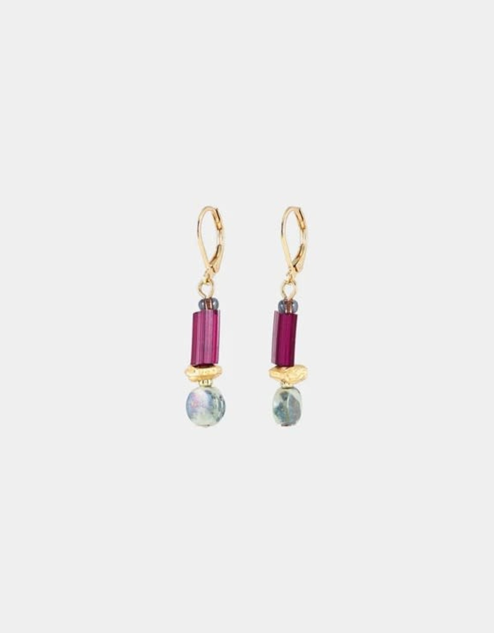 Anne-Marie Chagnon Boucles d'oreilles Diya - Figue