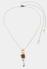 Anne-Marie Chagnon Long collier Gliese - Moka Mousse