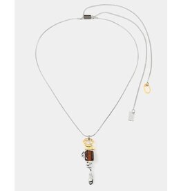 Anne-Marie Chagnon Long collier Gliese - Moka Mousse