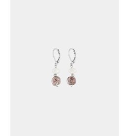 Anne-Marie Chagnon Boucles d'oreilles Beta - Moka Mousse