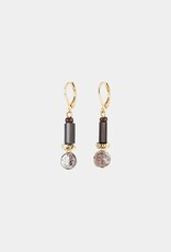 Anne-Marie Chagnon Boucles d'oreilles Diya - Moka Mousse