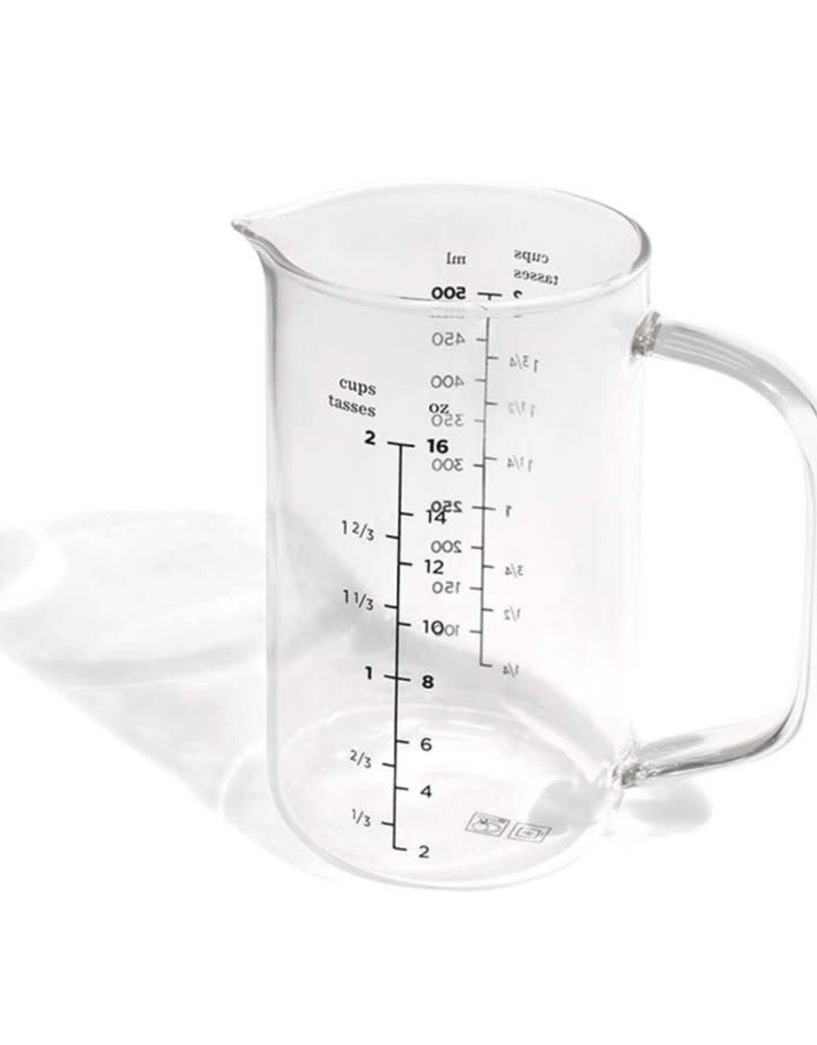 Ricardo Tasse à mesurer en verre 2 Tasses