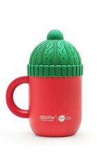Tasse Thermos Rouge + Tuque Verte