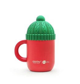 Tasse Thermos Rouge + Tuque Verte