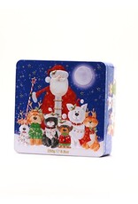 Boîte biscuits Père Noël + Amis