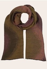 Fraas Foulard plissée Ombre - Kaki